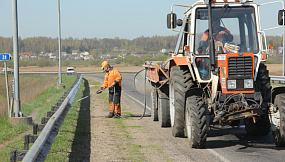 Подготовка автодорог к летнему сезону