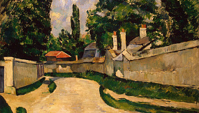 СЕЗАНН Поль (Франция)- Дома у дороги
